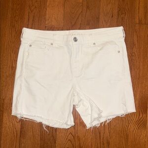 American Eagle Outfitters White Jean Shorts